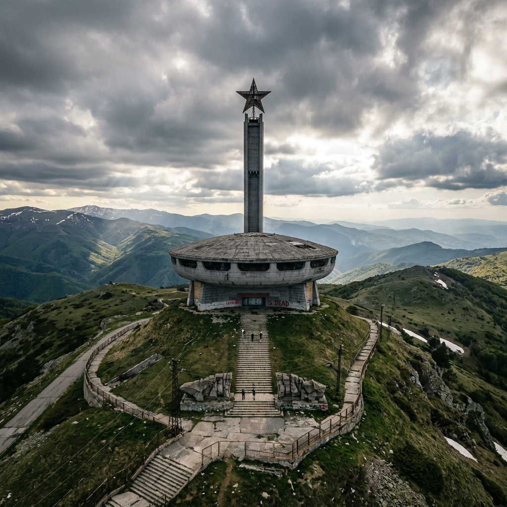Buzludzha Monument, Bulgaria: The Abandoned UFO on the Mountain